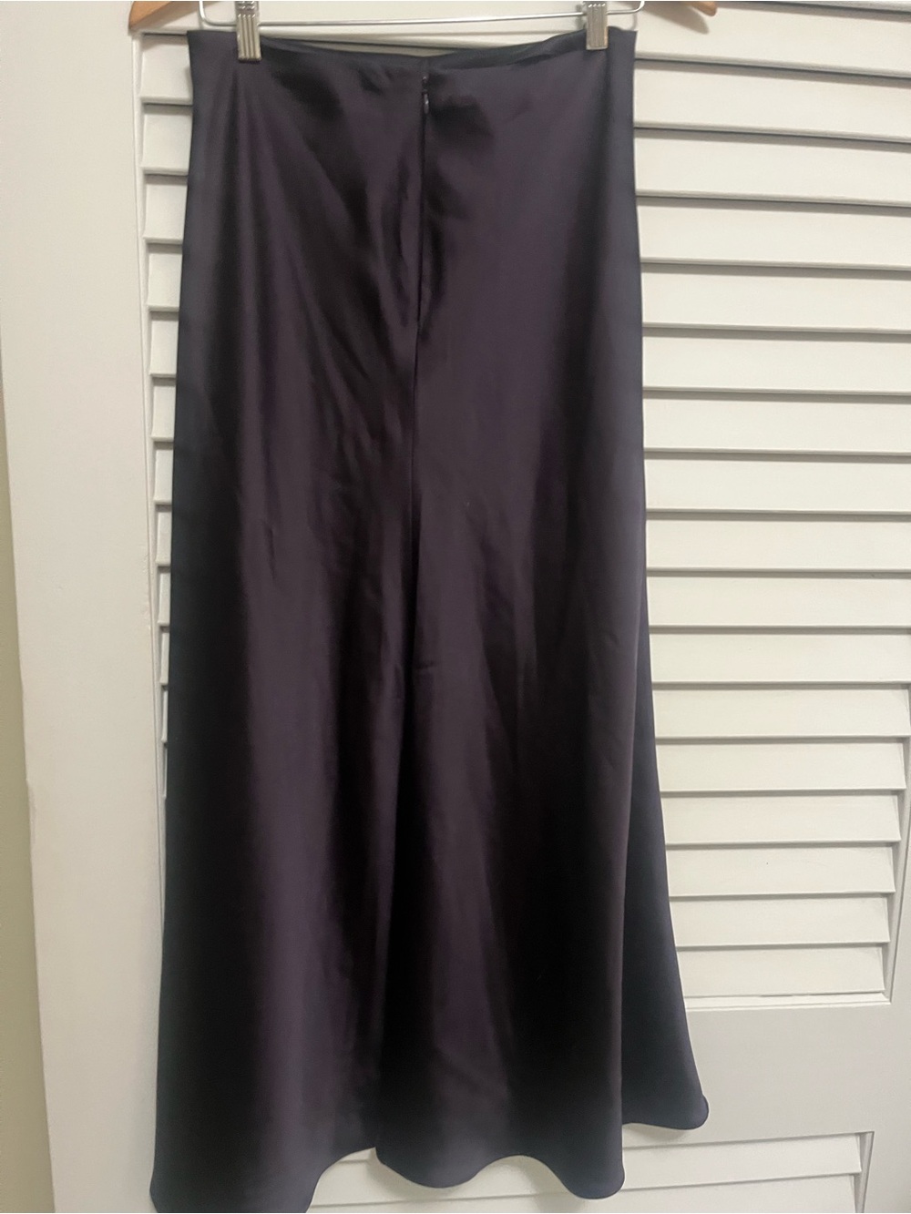 Club Monaco Maxi Slip Skirt in Plum - Picture 2 of 7